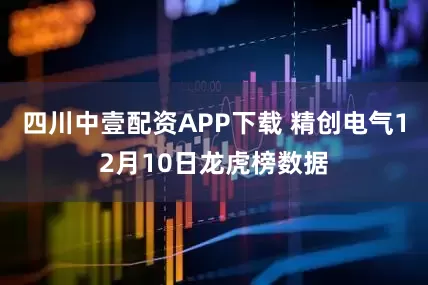 四川中壹配资APP下载 精创电气12月10日龙虎榜数据